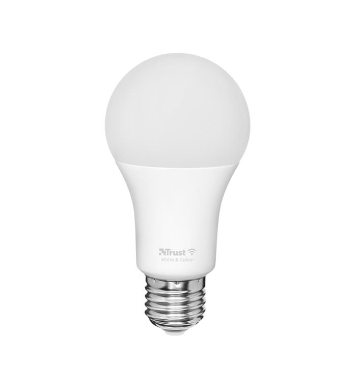 Trust Smart WiFi LED RGB&white ambience Bulb E27 - barevná