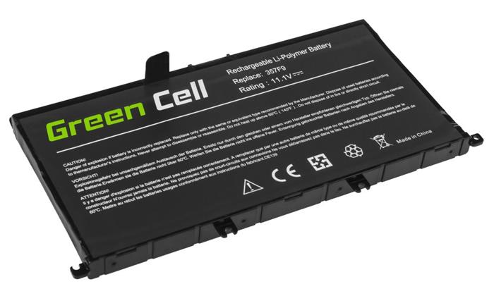 TRX baterie Green Cell/ DE13/ 11.1V/ 4200 mAh/ Li-Pol/ 357F9 pro Dell Inspiron 15 5576 5577 7557 7559 7566 75/ neorigin