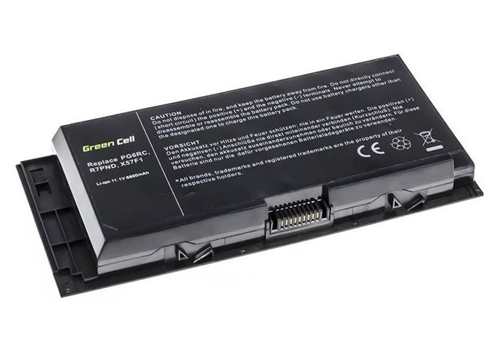 TRX baterie Green Cell/ DE74/ 11.1V/ 6600 mAh/ Li-Ion/ Dell Precision M4600/ M4700/ M4800/ M6800/ M6700/ / neoriginální