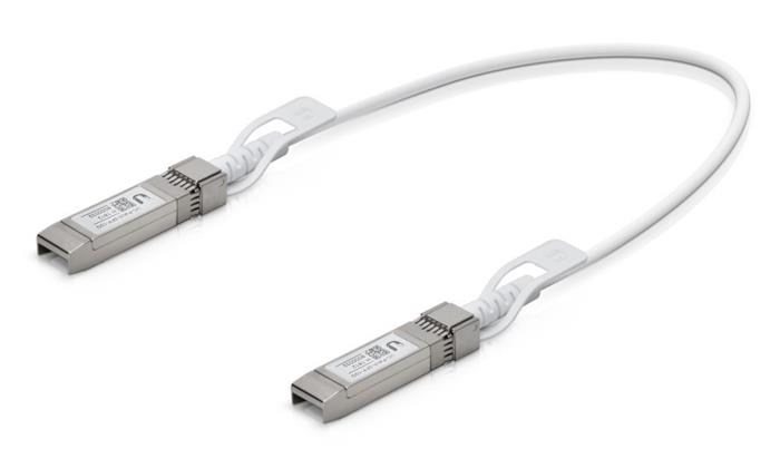 Ubiquiti UC-DAC-SFP+, UniFi SFP DAC Patch Cable, 0,5m, 10Gbps, bílý