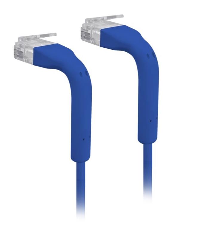 Ubiquiti UniFi Ethernet Patch Kabel - délka 0,3m, Cat6, modrý