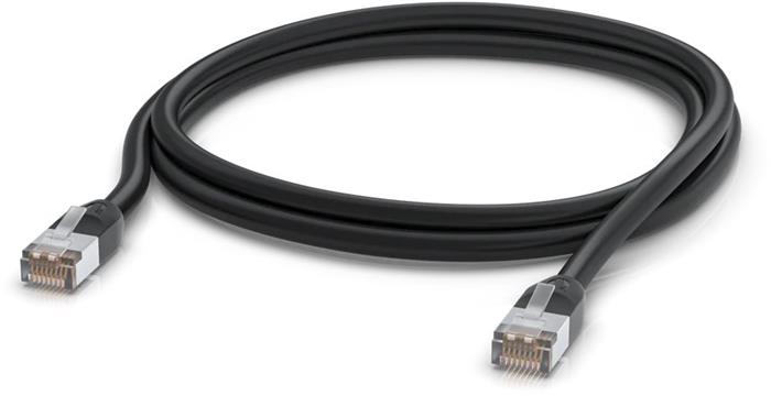 Ubiquiti venkovní UniFi patch kabel, 2m, Cat5e, černý