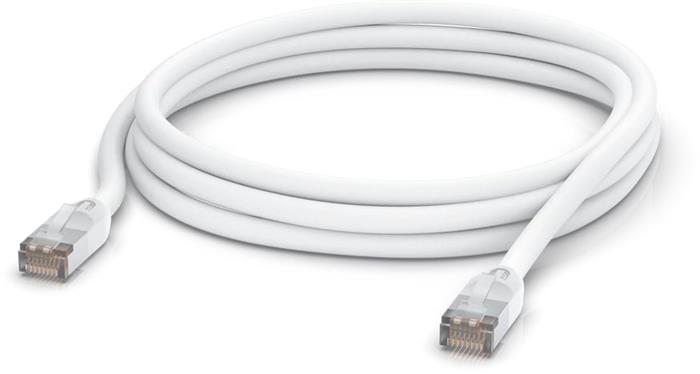 Ubiquiti venkovní UniFi patch kabel, 3m, Cat5e, bílý