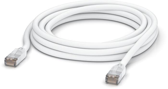 Ubiquiti venkovní UniFi patch kabel, 5m, Cat5e, bílý