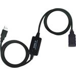 USB 2.0 aktivní prodlužovací adaptér, repeater, 10m