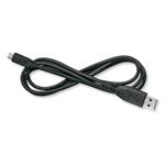 USB kabel 2.0, USB A(M) - microUSB B(M), 0,6m