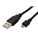 USB kabel 2.0, USB A(M) - microUSB B(M), 1,8m
