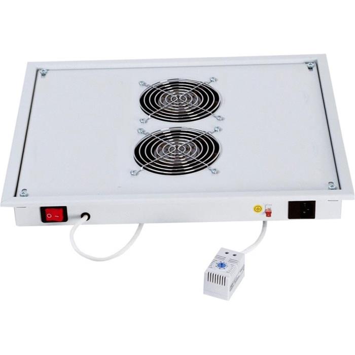 Ventilační jednotka spodní (horní) 230V/30W, 2 ventilátory, šedá