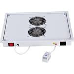 Ventilační jednotka spodní (horní) 230V/30W, 2 ventilátory, šedá