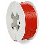 VERBATIM 3D tisková struna PET-G / Filament / průměr 1,75mm / 1kg / červená (red)