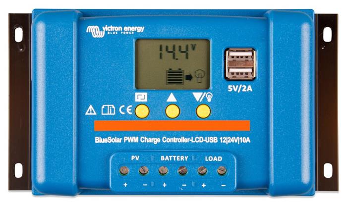 Victron BlueSolar-LCD&USB 30A PWM solární regulátor