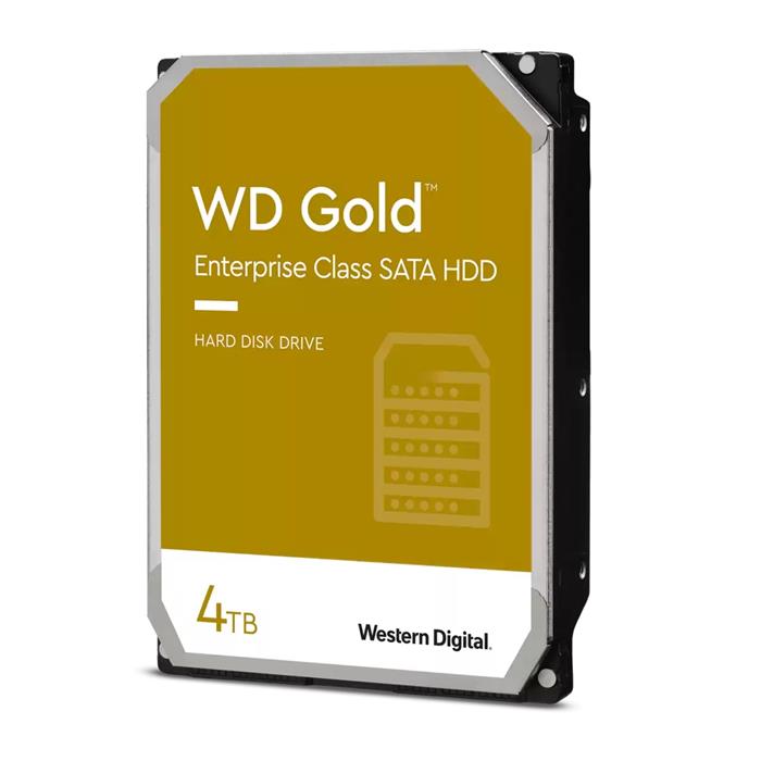 WD Gold 4TB 3.5" HDD, 7200rpm, 256MB, SATA III, 5RZ