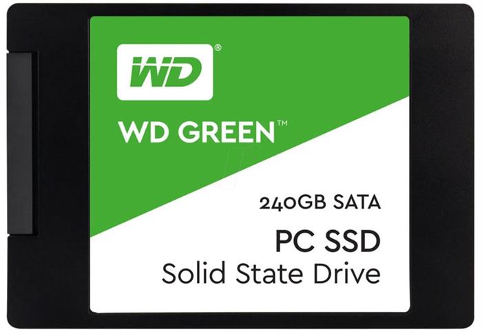 WD Green 240GB, 2.5" SSD, SATA III, 7mm