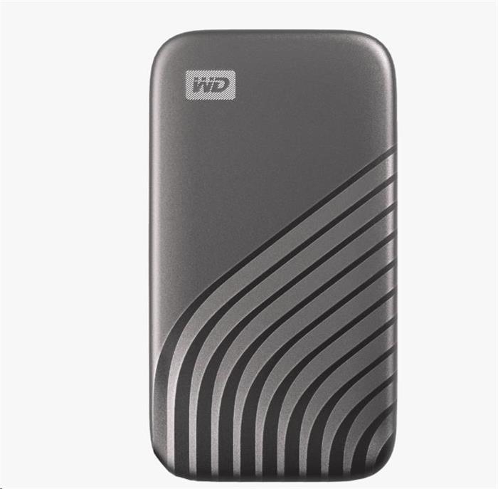 WD My Passport 1TB externí SSD, USB-C 3.1, 1050R/1000W, space gray