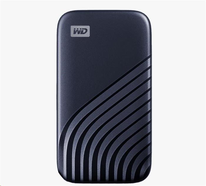 WD My Passport 1TB, externí SSD, USB-C 3.1, PC & Mac, modrý