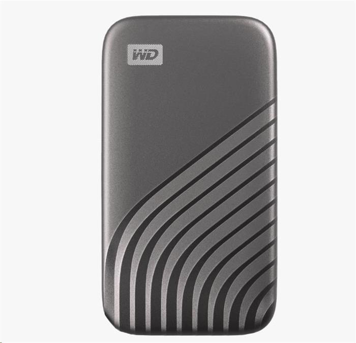 WD My Passport 2TB, externí SSD, USB-C 3.1, PC & Mac, černý