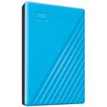 WD My Passport 4TB, externí 2.5" HDD, USB 3.0. modrý