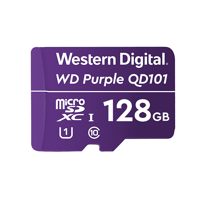 WD Purple 128GB microSDXC karta, UHS-I U1