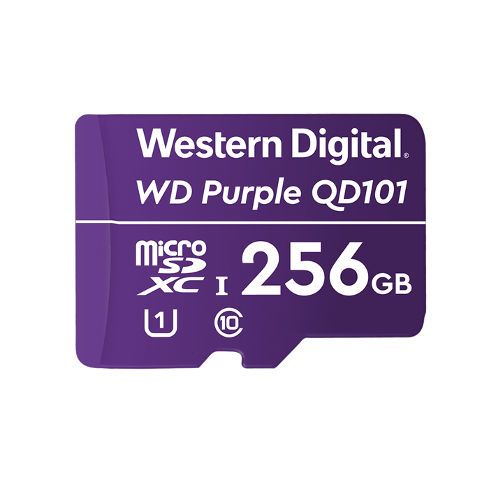 WD Purple 256GB microSDXC karta, UHS-I U1