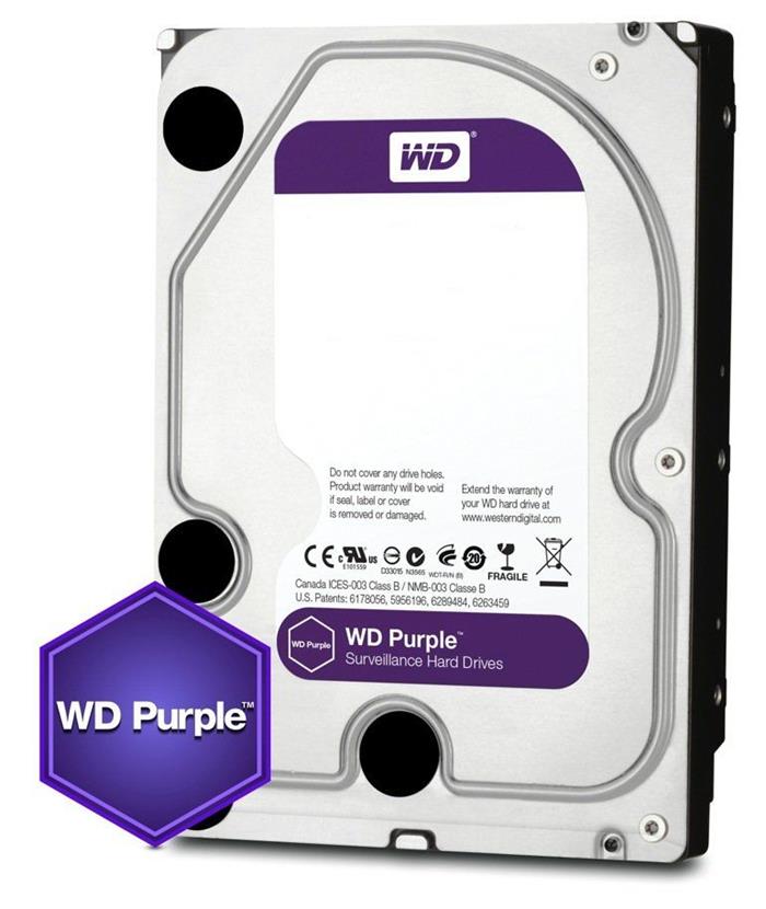 WD Purple Pro 10TB, 3.5" HDD pro DVR, 7200rpm, 256MB, SATA III