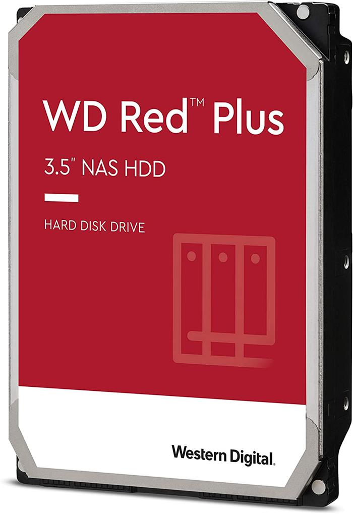 WD Red Plus 6TB, 3.5" HDD pro NAS, 5400rpm, 256MB, CMR, SATA III