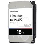 WD Ultrastar 18TB, HC550 - 7200rpm, SAS3, 512e, 512MB, (SE), P3, 3,5"