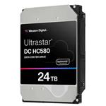 WD ULTRASTAR DC HC580 (3.5’’, 24TB, 512MB, 7200 RPM, SATA 6Gb/s, 512E SE NP3)