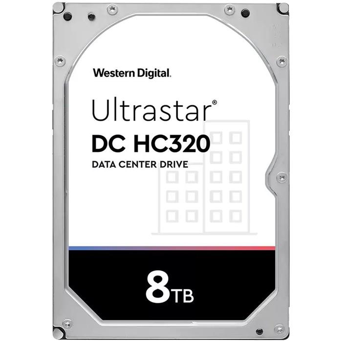 WD Ultrastar DC HDD Server 7K8 (3.5'', 8TB, 256MB, 7200 RPM, SATA 6Gb/s, 512E SE), SKU: 0B36404