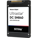 WD Ultrastar SN840 7,68TB NVMe U.2 (2,5"/15mm), PCI-E4/2PCI-E2, 780/160kIOPS, 1DWPD, SE