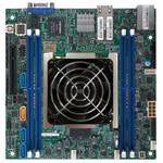 X11SDV mITX Xeon D-2141I (65W,8c@2,2GHz, aktiv), PCI-E8,2×10GbE-T, 4DDR4, 4sATA+4sATA/1NVMe, IPMI, bulk
