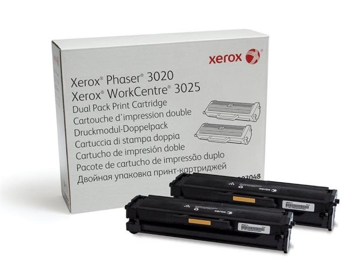 Xerox černý toner pro 3020/3025, 2x 1500 stran, 2-pack