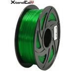 XtendLAN PETG filament 1,75mm průhledný zelený 1kg