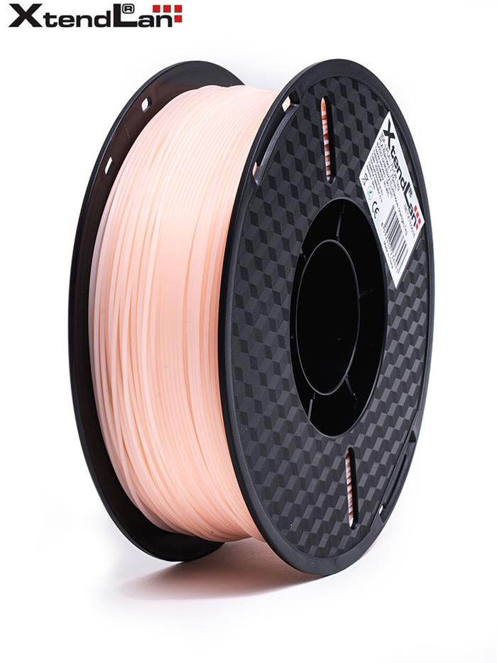 XtendLAN PLA filament 1,75mm svítící oranžový 1kg