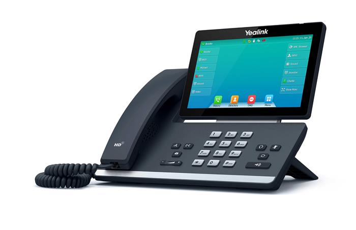 Yealink SIP-T57W, IP tel., PoE, 7" bar. LCD, 29 prog. tl., GigE, BT, WiFi