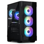 Zalman skříň I3 Neo / middle tower / ATX / 4x120 ARGB fan / 2xUSB 3.0 / 1xUSB 2.0 / skl. přední panel i bočnice / černá