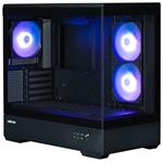 Zalman skříň P30 Black / miniT / 3x120mm fan ARGB / USB 3.0 / USB-C / temperované sklo / černý