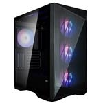 Zalman skříň Z9 Iceberg black / Middle tower / ATX / 4x140mm fan ARGB / temperované sklo / černá