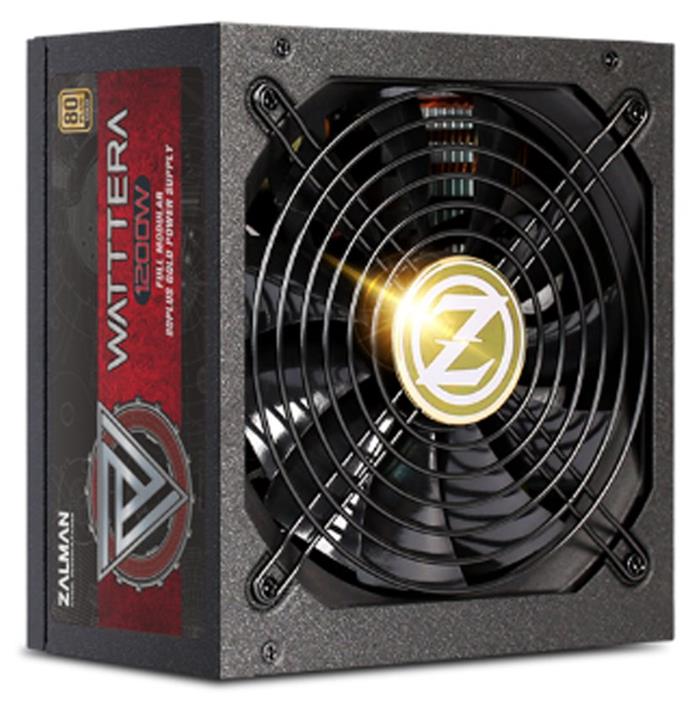 Zalman ZM1200-EBTII Watttera, 1200W ATX zdroj, 80+ Gold, modulární