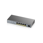 ZyXEL 6 Port manged CCTV PoE witch, 60W, 802.3BT