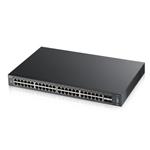 ZyXEL XGS2210-52, 52-port Managed Layer2+ Gigabit Ethernet switch, 48x Gigabit metal + 4x 10GbE SFP+ ports, L2 multicas